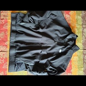 S black FIGS Sidney scrub jacket